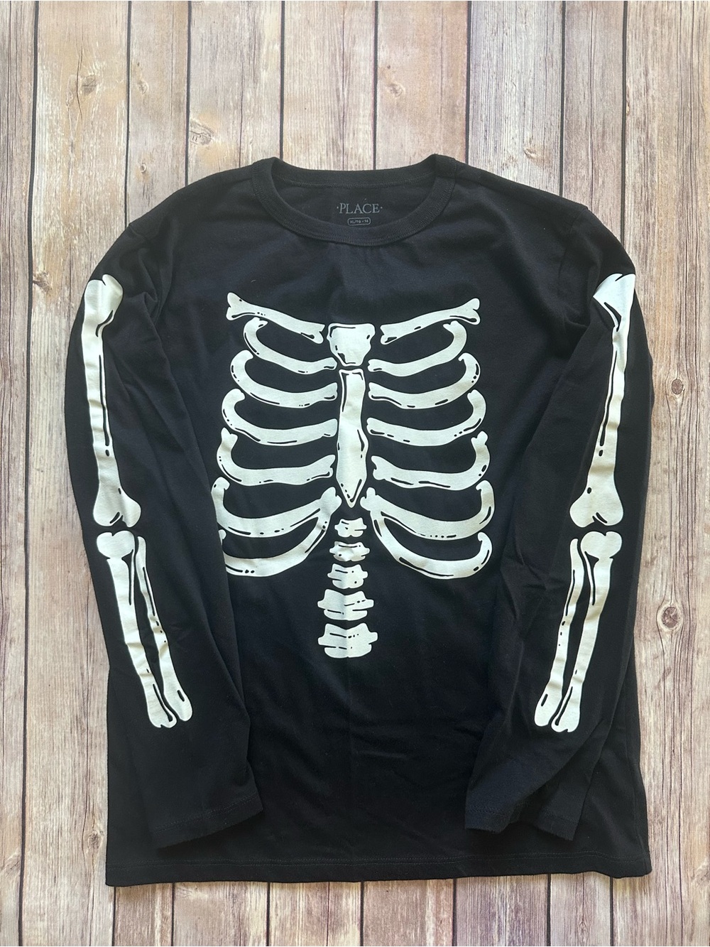 The Children's Place Glow-in-the-Dark Skeleton Long Sleeve